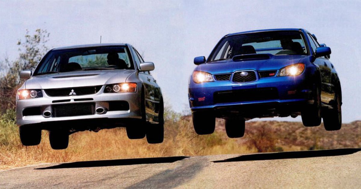 Mitsubishi Lancer EVO vs Subaru Impreza Ποιο είναι καλύτερο;
