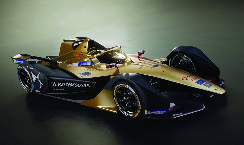Το FormulaE DS Techeetah E-Tense Gen2, με το οποίο η DS θα συμμετάσχει στη Formula E.