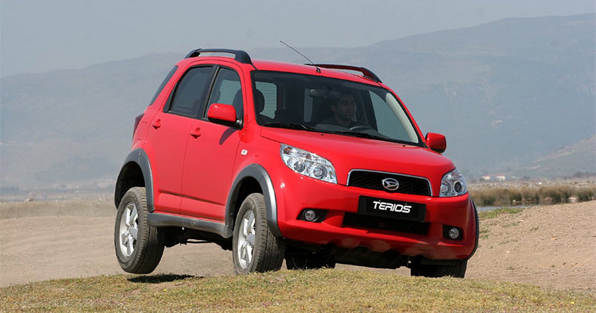 Terios daihatsu габариты