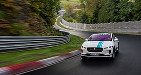 H Jaguar I-Pace ως race taxi στο Nurburgring