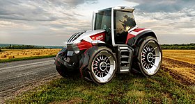To Steyr Konzept είναι ένα υβριδικό τρακτέρ με πέντε μοτέρ!