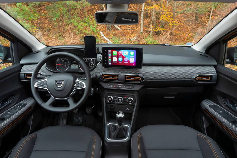 To εσωτερικό του Dacia Sandero To εσωτερικό του Dacia Sandero