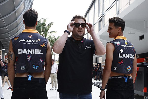 O James Corden μπήκε στην ομάδα της McLaren και τα έκανε άνω κάτω (video)