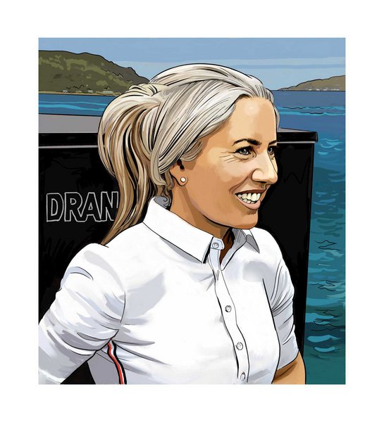 Η Angela Cullen, η 46χρονη προπονήτρια, σύμβουλος, θεραπεύτρια και έμπιστη στον οδηγό με τις περισσότερες νίκες στην ιστορία της F1. - Steve Sanford