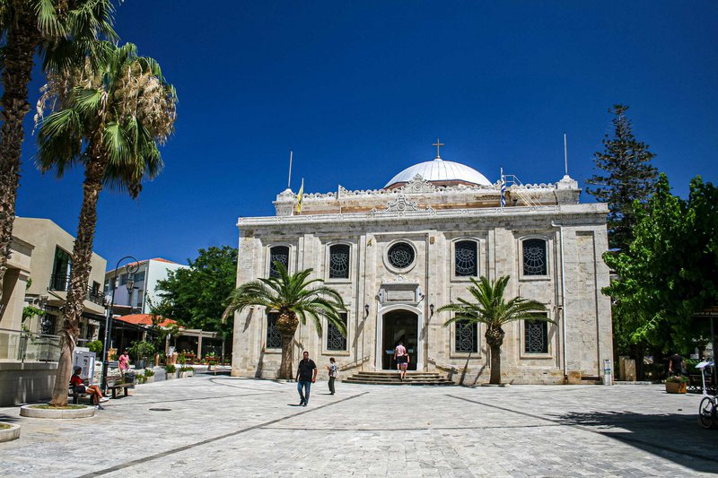 Ο ναός του Αγίου Τίτου.