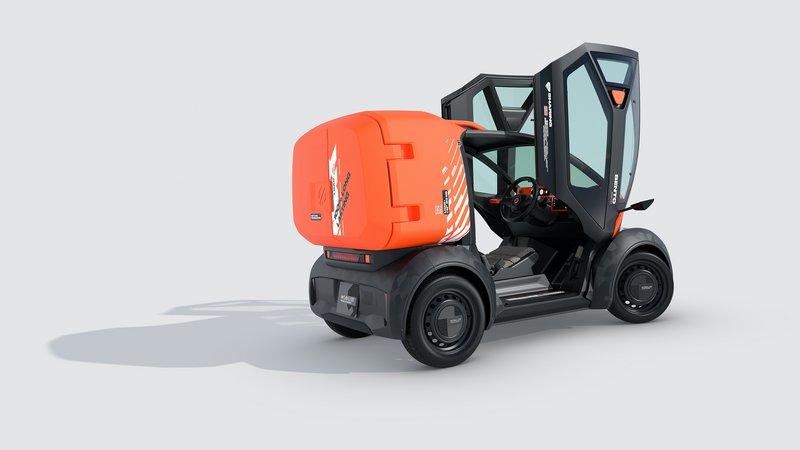 Ο όγκος του χώρου φόρτωσης στο επαγγελματικό Mobilize Bento φτάνει το ένα κυβικό μέτρο.