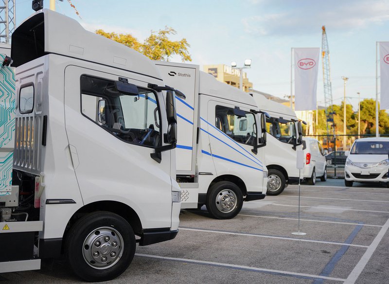 Τα ηλεκτρικά επαγγελματικά οχήματα της BYD στην Ελλάδα.