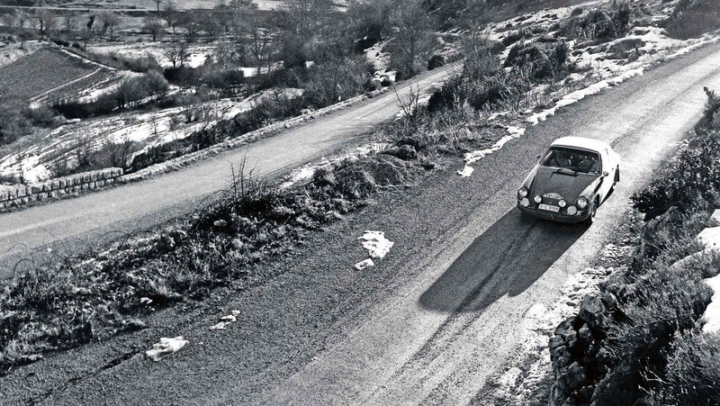 H Porsche 911 S του Vic Elford στο Rally Monte-Carlo