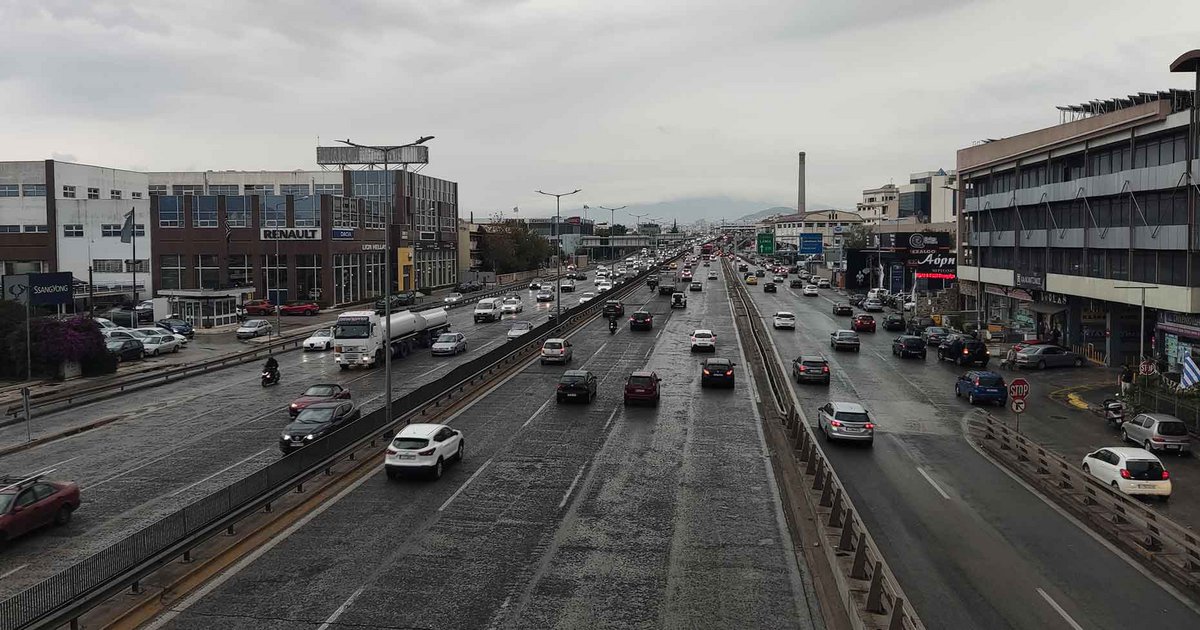 Κηφισός: Τριήμερη ταλαιπωρία για τους οδηγούς σε ώρες αιχμής - «Στενεύει» σε 3 σημεία