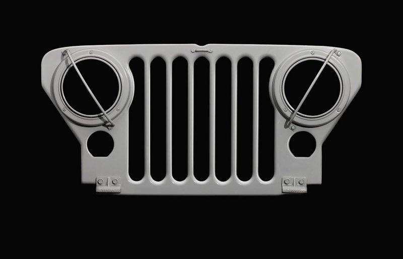 Η εμβληματική γρίλια της Jeep με τα 7 slots. Η εμβληματική γρίλια της Jeep με τα 7 slots.