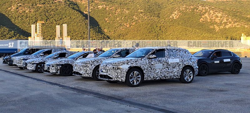 Τα πρωτότυπα του Ομίλου VAG που ήρθαν το καλοκαίρι στην Ελλάδα για δοκιμές.