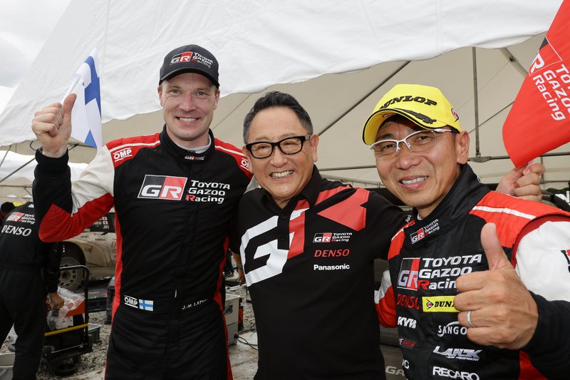 Jari-Matti Latvala, Akio Toyoda, Norihiko Katsuta