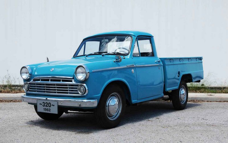 Datsun Pickup 320: Το αρχαιότερο Datsun στην Ελλάδα και το αρχαιότερο στην Ευρώπη. Από την Συλλογή Ιστορικών Μοντέλων της Νικ. Ι. Θεοχαράκης Α.Ε. Το Datsun Pickup 320 διατέθηκε στην ελληνική αγορά από το 1962 έως το 1965. Datsun Pickup 320: Το αρχαιότερο Datsun στην Ελλάδα και το αρχαιότερο στην Ευρώπη. Από την Συλλογή Ιστορικών Μοντέλων της Νικ. Ι. Θεοχαράκης Α.Ε. Το Datsun Pickup 320 διατέθηκε στην ελληνική αγορά από το 1962 έως το 1965.