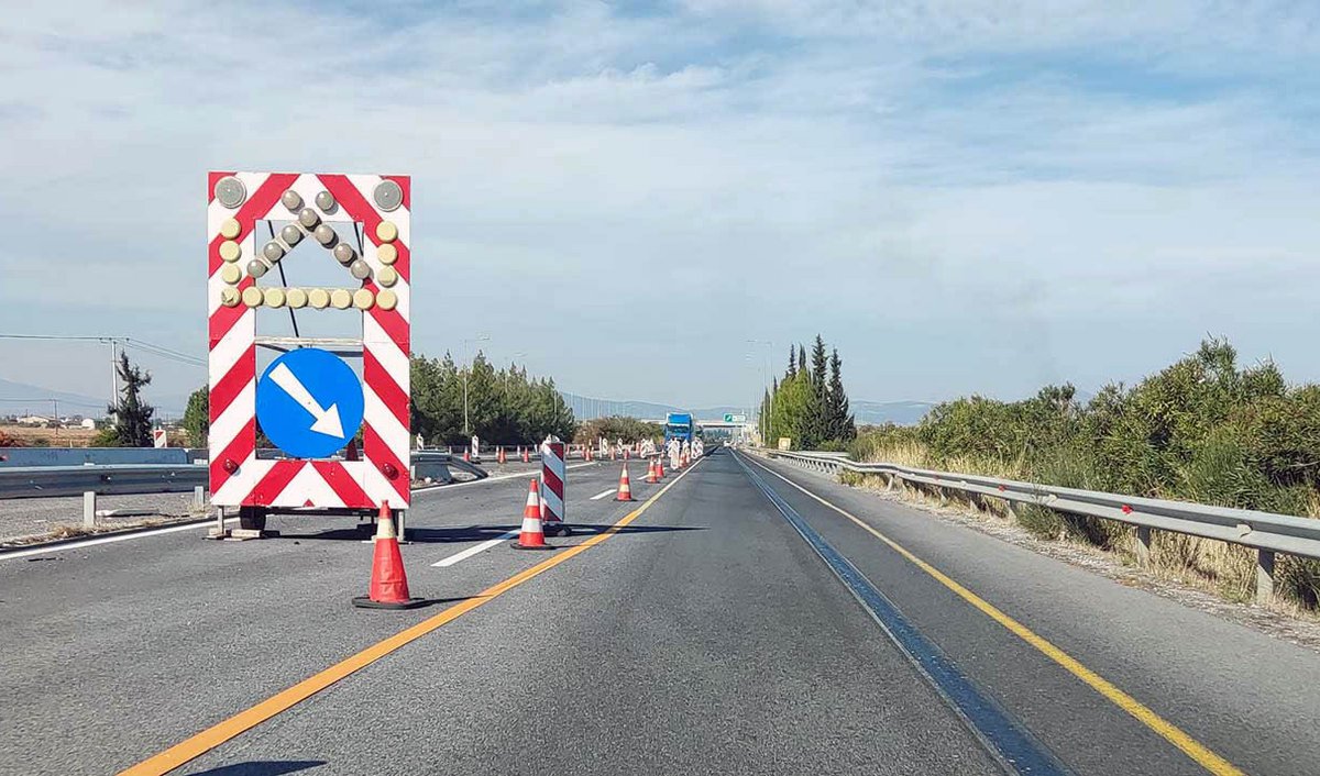 Αθηνών - Λαμίας: «Στενεύει» σε μήκος 6 km για 2 μήνες - Δείτε τα σημεία