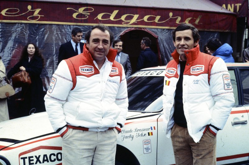 O Claude Brasseur με τον Jacky Ickx.