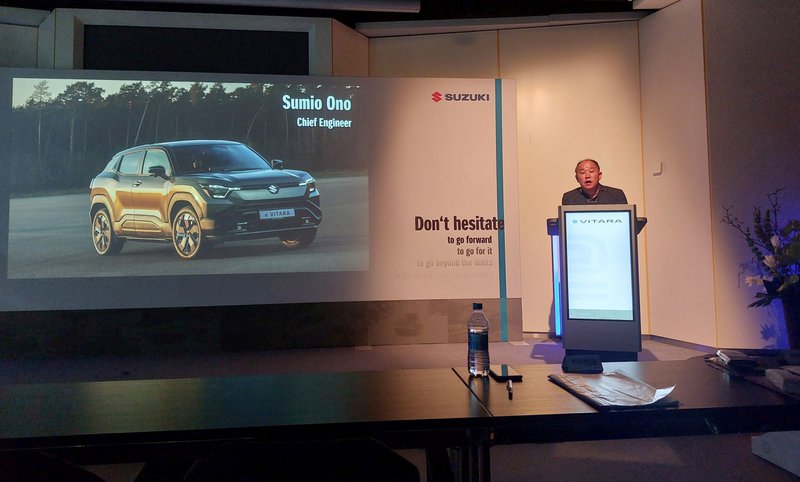 Sumio Ono, Chief Engineer του Suzuki e Vitara Sumio Ono, Chief Engineer του Suzuki e Vitara