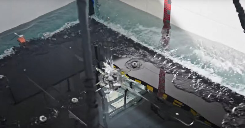 Δοκιμασία στεγανότητας με βύθιση σε νερό βάθους 1m για 48h