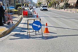 Λ. Κηφισίας: «Στενεύει» από Κατεχάκη μέχρι Κηφισιά και στα δύο ρεύματα