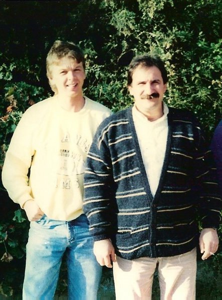 Ο Αντρέας Καλαφάτης με τον Kenneth Eriksson.