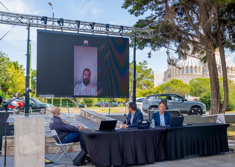 Ο κ. Χάρης Κουνενής στο Formula Student Festival 2025. Ο κ. Χάρης Κουνενής στο Formula Student Festival 2025.