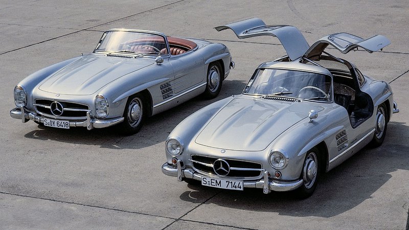 Mercedes-Benz 300SL “Gullwing”  & 190SL