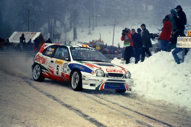 Η Toyota Corolla WRC. Η Toyota Corolla WRC.