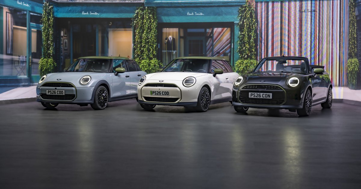 Στην Ελλάδα τα κομψά Mini Cooper Paul Smith Edition (τιμές-εκδόσεις) Στην Ελλάδα τα κομψά Mini Cooper Paul Smith Edition (τιμές-εκδόσεις)