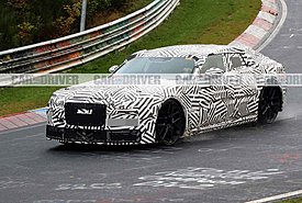 Jaguar: Το εντυπωσιακό τετράθυρο GT «χορεύει» στη βρεγμένη πίστα του Nurburgring (photos)