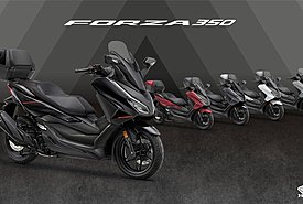 Honda Forza 125-350 σε νέα χρώματα για το 2026