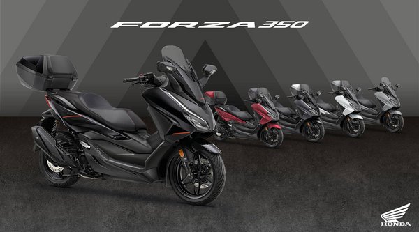 Honda Forza 125-350 σε νέα χρώματα για το 2026