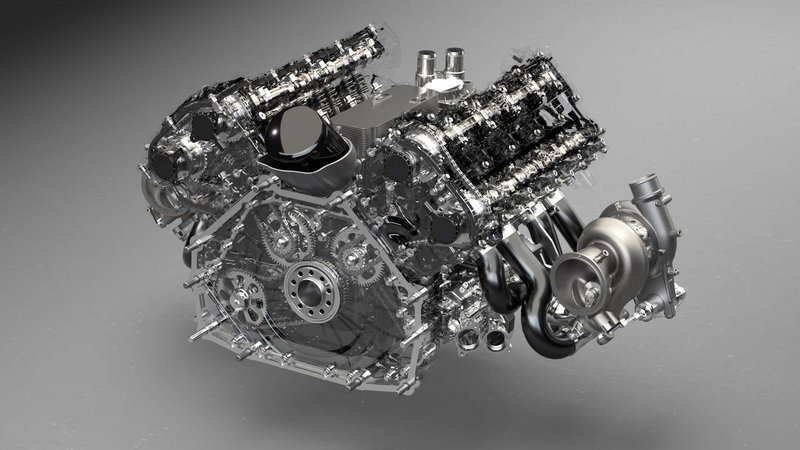 Ο πανίσχυρος V8 που βρίσκεται κάτω από το κάλυμμα της νέας McLaren W1