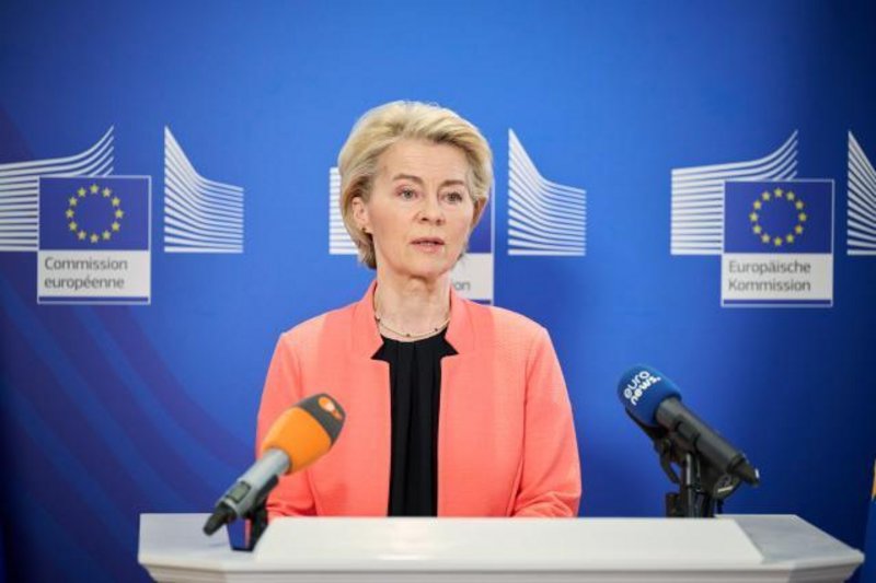Η πρόεδρος της Ευρωπαϊκής Επιτροπής, Ursula von der Leyen