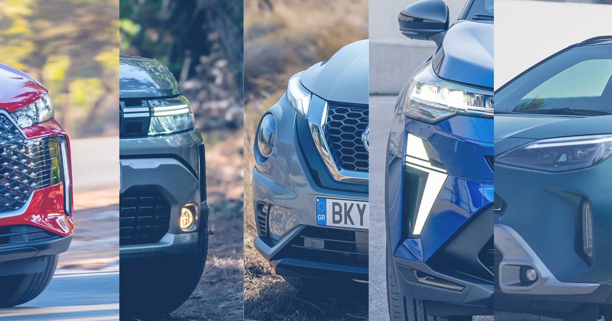 Τα 5 φθηνότερα πλήρως υβριδικά B-SUV της ελληνικής αγοράς (photos)