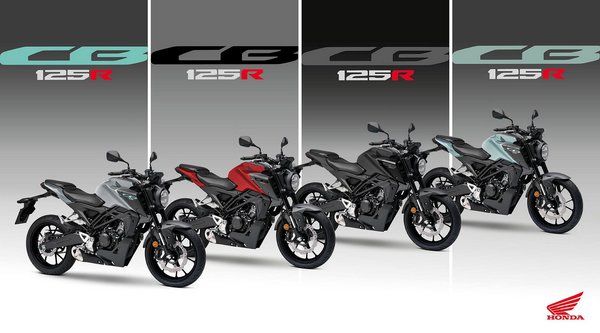 Honda CB125R 2026 - Τέσσερα νέα χρώματα