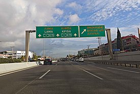 Κηφισός: «Χάνει» 2 λωρίδες σε Μεταμόρφωση και Κηφισιά για 2 μήνες