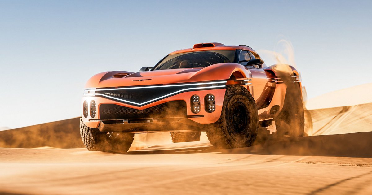 Η Genesis παρουσίασε ένα supercar 1.115 PS για την έρημο (photos)