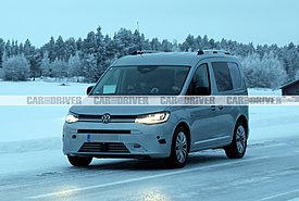 VW Caddy: Δείτε τις πρώτες εικόνες από το ανανεωμένο van (photos)