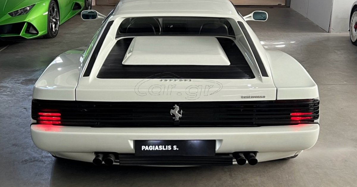 Πωλείται σπάνια «ελληνική» Ferrari Testarossa - Πόσα χρήματα ζητάει ο ιδιοκτήτης (photos)