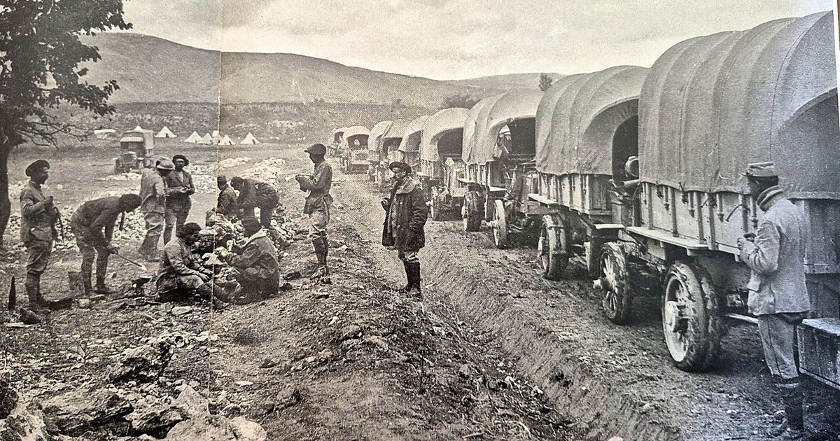 Αυτοκινητοπομπή προς Βέρτεκοπ (Σκύδρα) και Βοδενά (Έδεσσα). Αυτοκινητοπομπή προς Βέρτεκοπ (Σκύδρα) και Βοδενά (Έδεσσα).