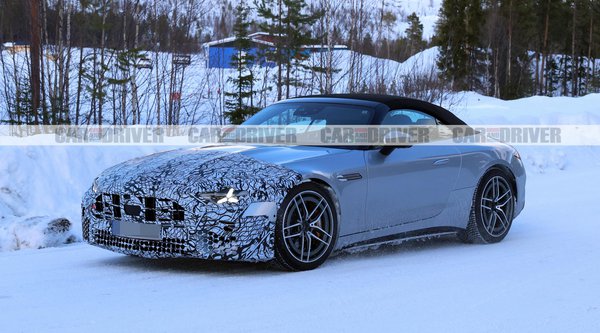Mercedes-AMG SL: Οι πρώτες φωτογραφίες του ανανεωμένου κάμπριο με την αυξημένη ισχύ