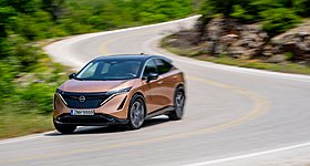 Δοκιμάζουμε το μοναδικά fun-to-drive Nissan Ariya Evolve Plus 87kWh 242 PS