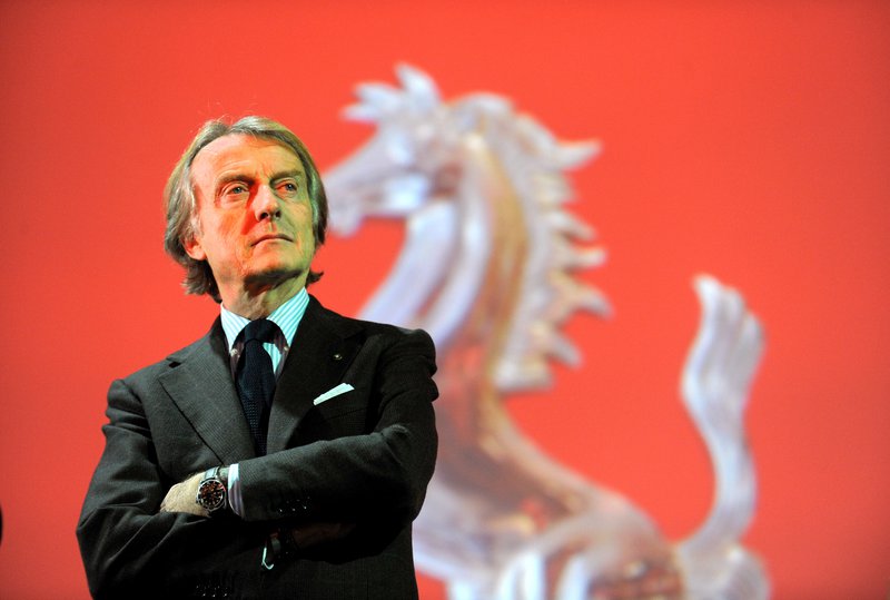 O Luca di Montezemolo ως πρόεδρος της Ferrari.