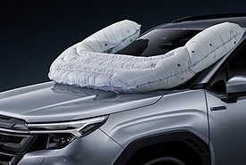 H Subaru καινοτομεί: Εξέλιξε εξωτερικό αερόσακο για ποδηλάτες - Πώς λειτουργεί (photos)