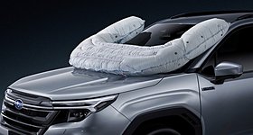 H Subaru καινοτομεί: Εξέλιξε εξωτερικό αερόσακο για ποδηλάτες - Πώς λειτουργεί (photos)