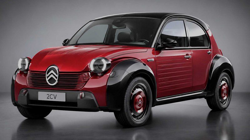 Προσχέδιο του νέου Citroen 2CV - Rendering with AI
