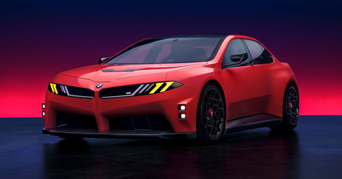 Το BMW M Concept Neue Klasse «δείχνει» για πρώτη φορά την ηλεκτρική M3 (photos-video)
