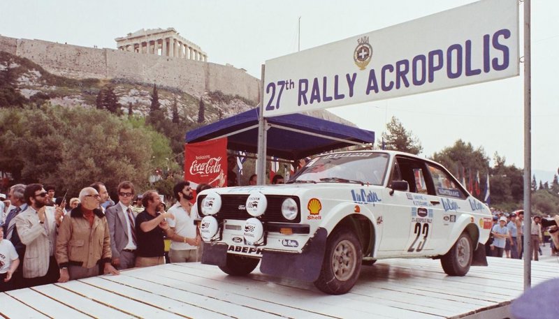 Ιαβέρης, Στεφανής με Ford Escort RS1800 MKII Group2 (αρχείο Κακολύρη)