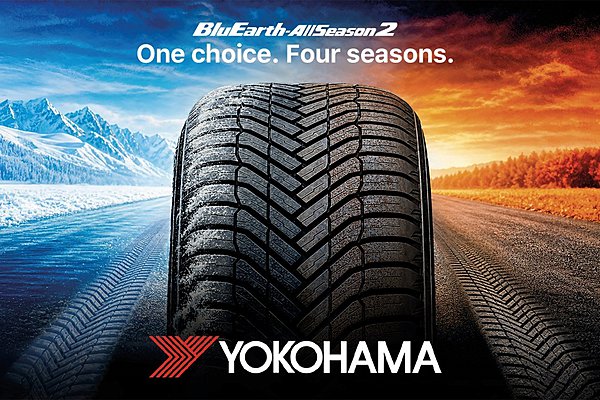 Yokohama: Ανεβάζει τον πήχη στην κατηγορία των All Season ελαστικών με το νέο BluEarth-AllSeason2
