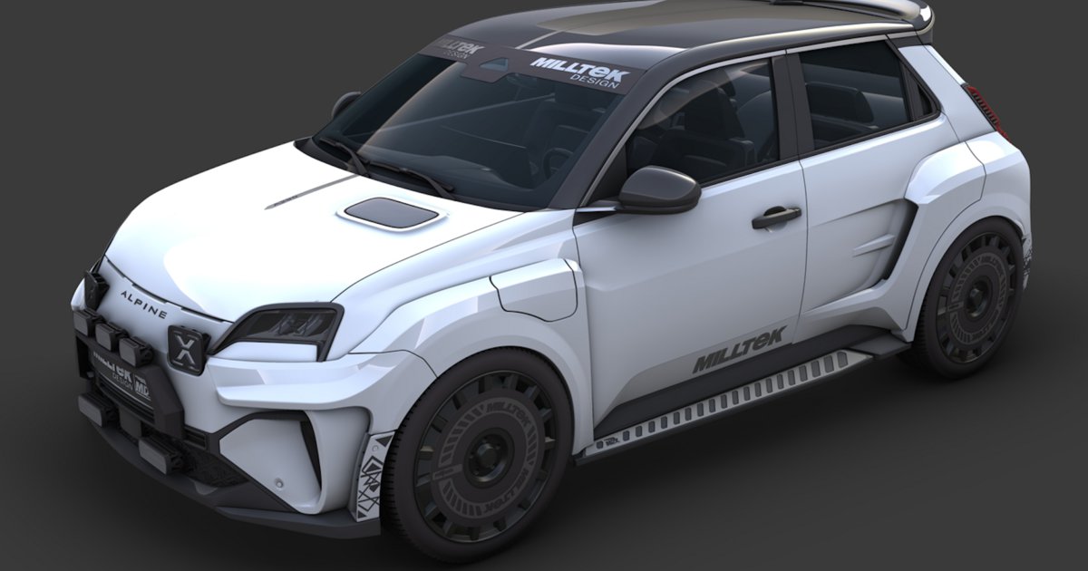 Renault 5: Widebody εμφάνιση εμπνευσμένη από το Group B