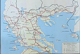 Η ιστορία του ελληνικού οδικού δικτύου: Το οδικό δίκτυο με τον πόλεμο επί θύραις